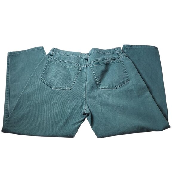 Sasson Jeans Green Size 36/30 High-Waist Straight Mom Jeans Vintage 80s 90s - Picture 6 of 11